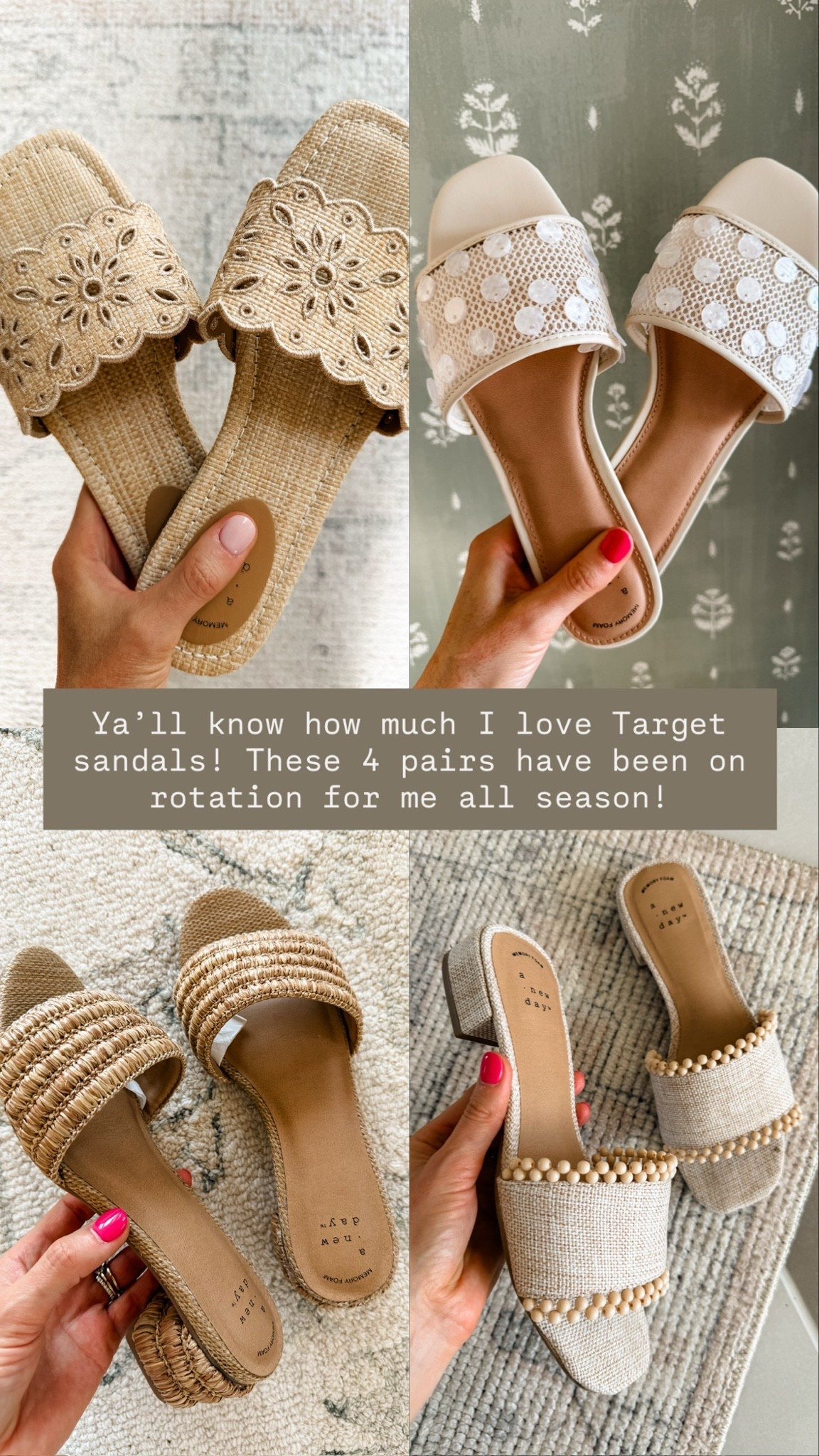 The best target sandals! All are on sale! It ends today at midnight! 

Loverly Grey, Target sandals, Target sale