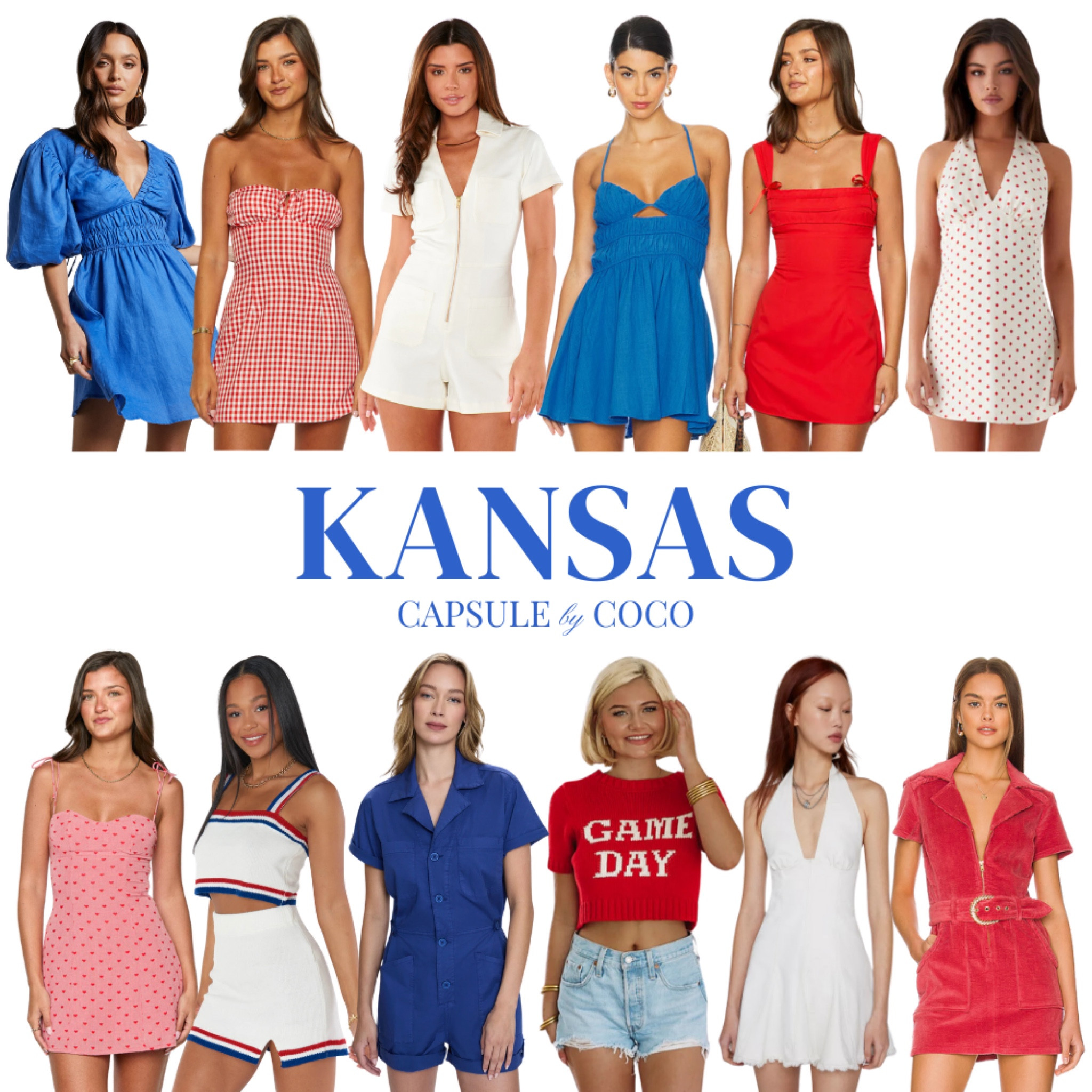 KU GAME DAY 🏈

Kansas, KU, University of Kansas, Lawrence Kansas, Kansas Jayhawks, Kansas game day, Kansas gameday, Kansas game day outfit, Kansas gameday outfit, tailgating, college, fraternity, sorority, sorority outfit, sorority recruitment, sorority rush, football, tailgate, tailgating, Kansas outfit, Delta Gamma, DG, DeeGee, Kappa Kappa Gamma, KKG, Kappa Delta, KD, Tri Delta, DDD, Phi Mu, Chi Omega, Chi O, Alpha Chi Omega, Pi Beta Phi, Pi Phi, Alpha Delta Pi, ADPi, Alpha Phi, Sigma Kappa, Kappa Alpha Theta, Zeta Tau Alpha, Gamma Phi Beta, mini dress, mini dresses, red dress, red mini dress, blue dress, blue mini dress, white dress, white mini dress, mini dress, matching set, red matching set, blue matching set, college game day, college gameday, game day look, gameday look, Capsule By CoCo

#LTKU #LTKSeasonal #LTKStyleTip