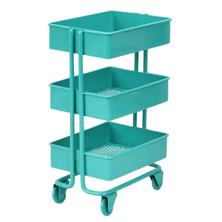 TTQVQ Rack 1Pc Cart Storage Rack Three Layer Cart Imitation Shelf For Children Craftwork Cart Rac... | Walmart (US)