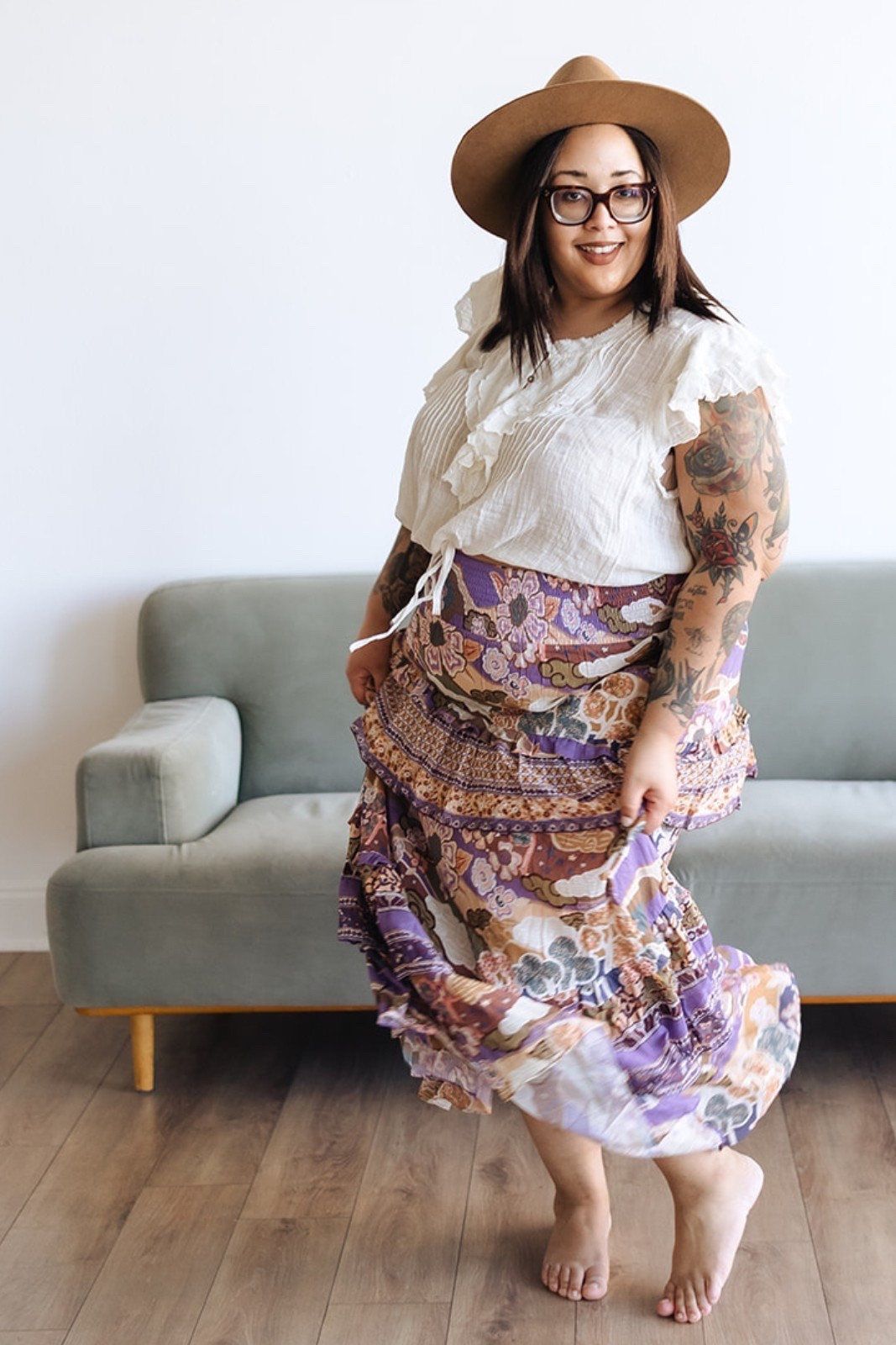 The Dancing Valley Ra-Ra Maxi Skirt in Violet is an absolute showstopper! This skirt brings all the boho vibes with its flowy silhouette, ruffled layers, and vibrant violet hue that’s perfect for any season. It’s one of those pieces that instantly elevates your look—whether you’re pairing it with a simple tank and sandals for a casual day out, or dressing it up with a cute blouse and wedges for a night out. The versatility and effortless charm make it a wardrobe must-have. It’s bold, fun, and totally rad—just the way I like it!

#LTKSeasonal #LTKStyleTip #LTKPlusSize