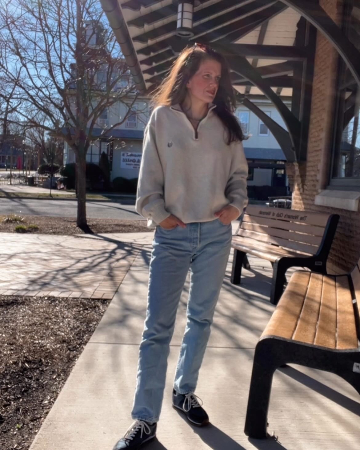 I always choose men’s cotton sweaters because I like the simplicity of them. I’m wearing my Levi’s 501 originals and linked some of my other favorite styles. Also have on my navy blue suede retro sneakers from J Crew. 
Casual everyday outfit 
Sweater style
Levi’s denim jeans 
Retro sneakers 
Navy blue sneakers 
Oversized sweater 
Levi’s 501 originals 
Capsule wardrobe 
Mom style outfits 
Men’s sweaters
Mom style 
Jcrew style 