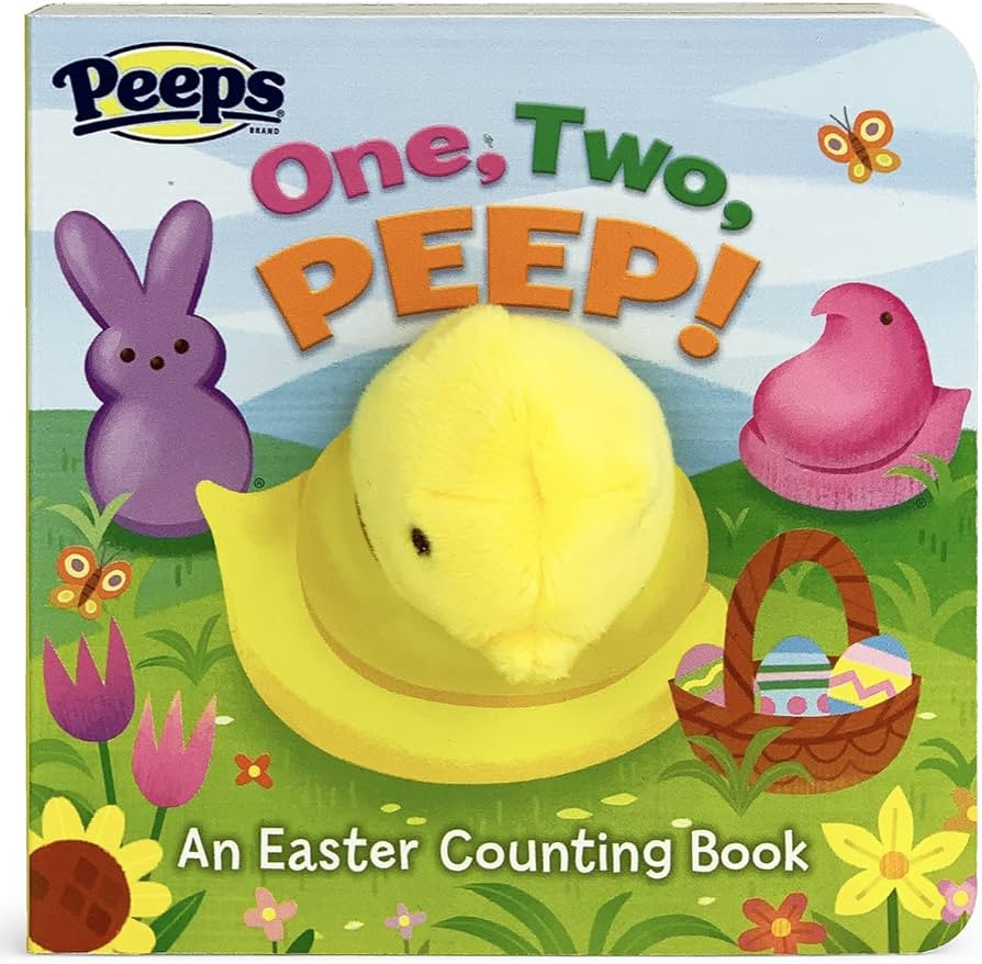 One, Two, PEEP! Peeps Finger Puppet Board Book Easter Basket Gifts or Stuffer Ages 0-3 | Amazon (US)