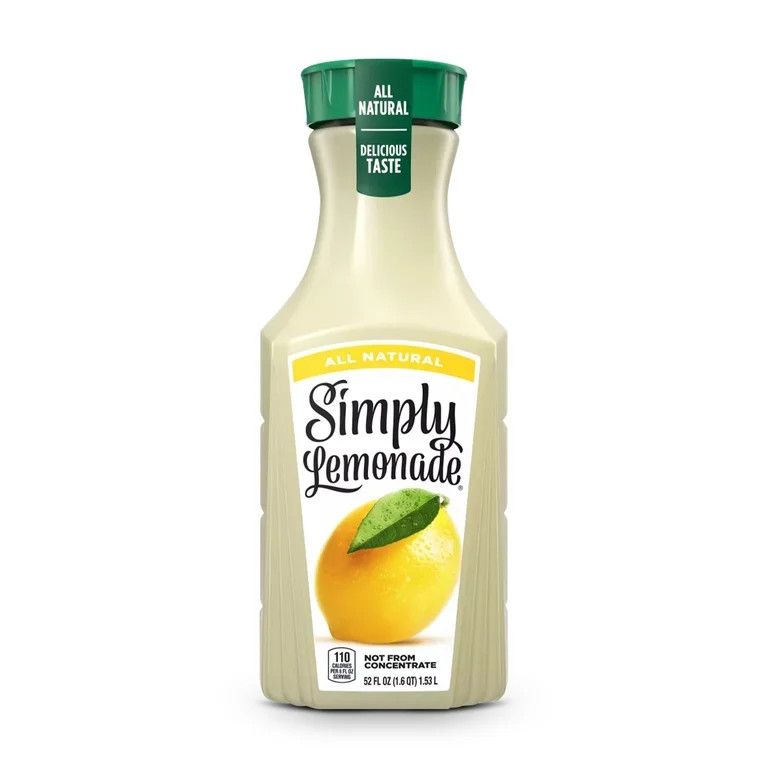 Simply Lemonade Bottle, 52 fl oz | Walmart (US)