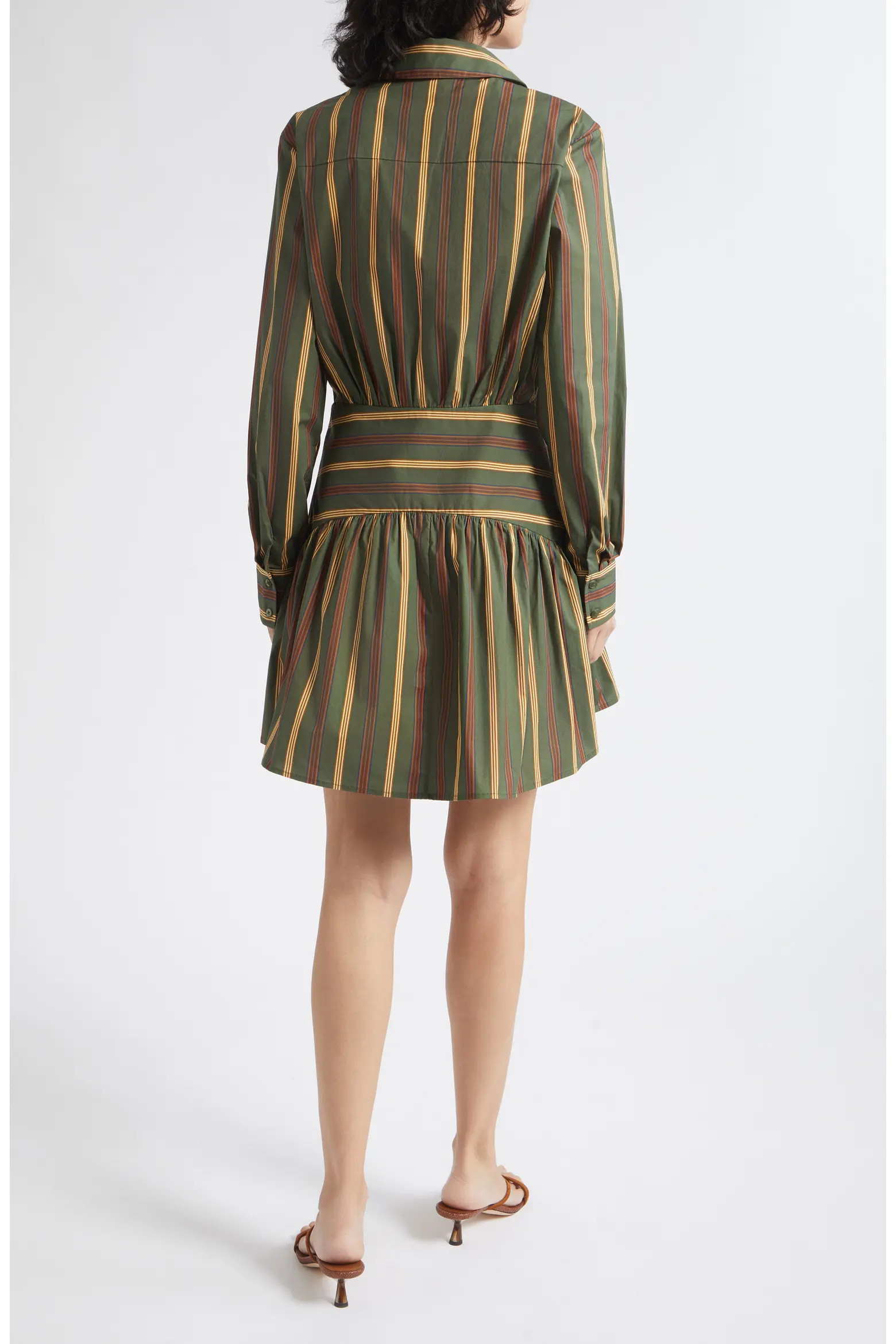 Rocco Stripe Long Sleeve Mini Shirtdress (Women) | Nordstrom | Nordstrom