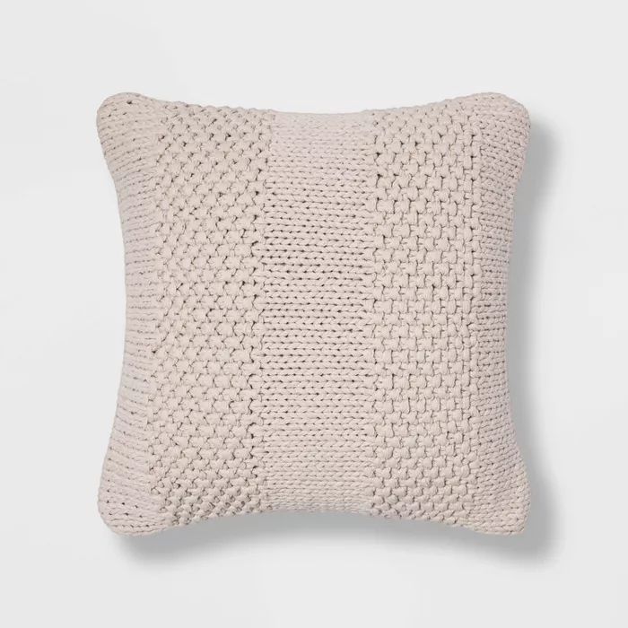 Chunky Patterned Weave Square Throw Pillow - Project 62™ | Target