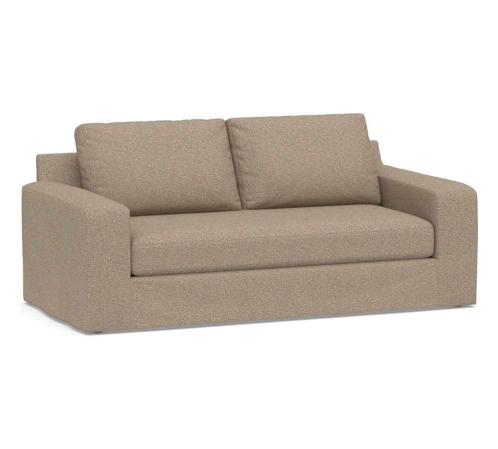 Big Sur Square Arm Slipcovered Sofa | Pottery Barn (US)