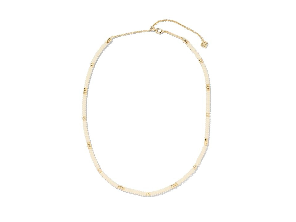 Kendra Scott Deliah Strand Women's Necklace Women's Necklace Gold Ivory Mother Of Pearl, Brass/Gold-Plated | Zappos