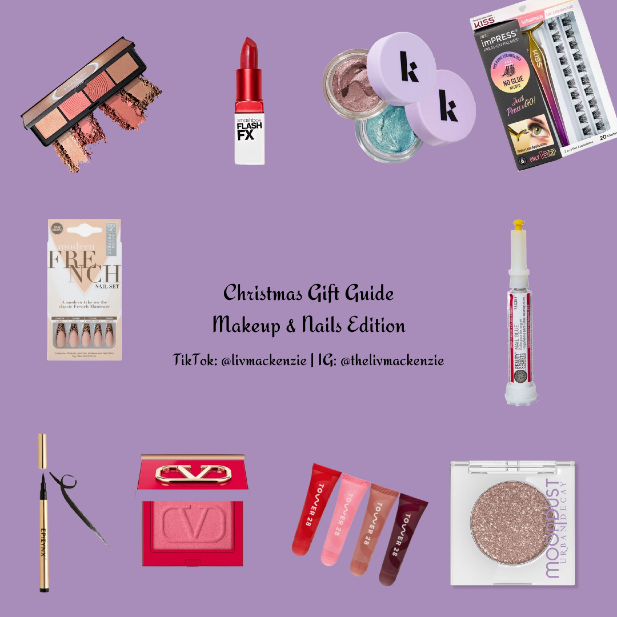 christmas gift guide - makeup & nails edition

items not linked are not available on ltk, please refer to my tiktok on where to shop!


#LTKFindsUnder50 #LTKGiftGuide #LTKBeauty