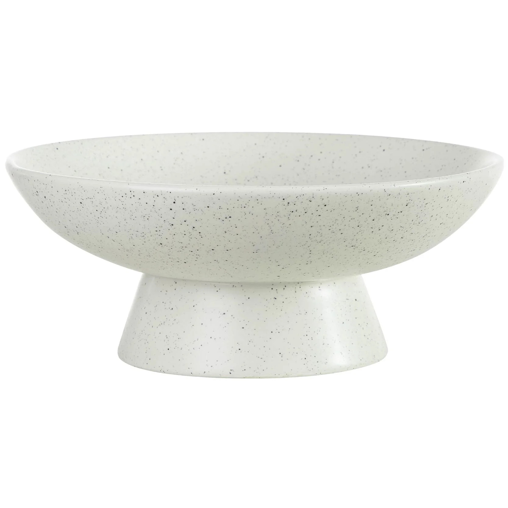 Beautiful 12" Round Speckled White Ceramic Bowl by Drew Barrymore | Walmart (US)