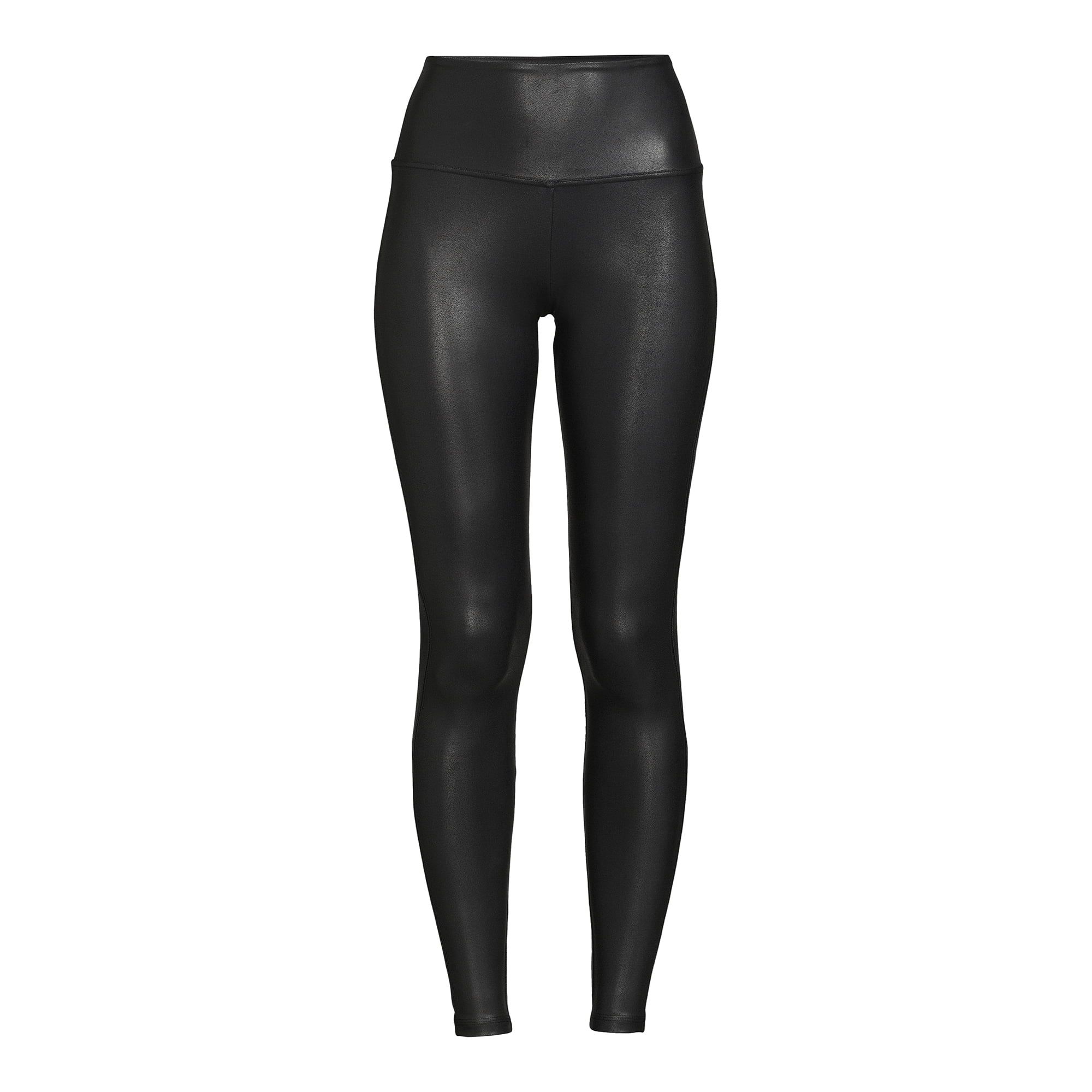 Time and Tru Women's Faux Leather Leggings, Sizes S-XXXL - Walmart.com | Walmart (US)