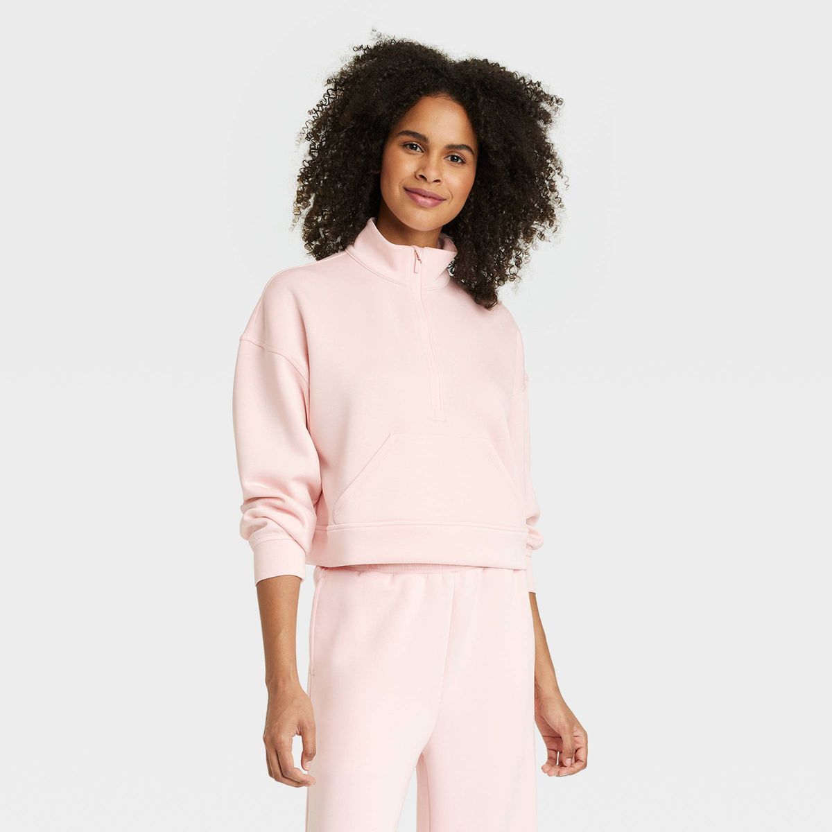 Women's Sandwash Half Zip Pullover - All in Motion™ | Target