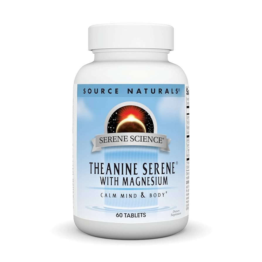 Source Naturals Serene Science L-Theanine with Magnesium and GABA - 60 Tablets | Amazon (US)