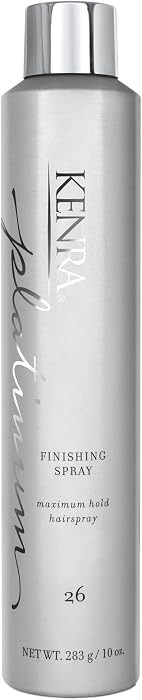 Kenra Professional Platinum Finishing Spray 26 | Maximum Hold Hairspray | Fast-drying, Non-Flakin... | Amazon (US)