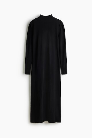 H & M - Fine-Knit Maxi Dress - Black | H&M (US + CA)