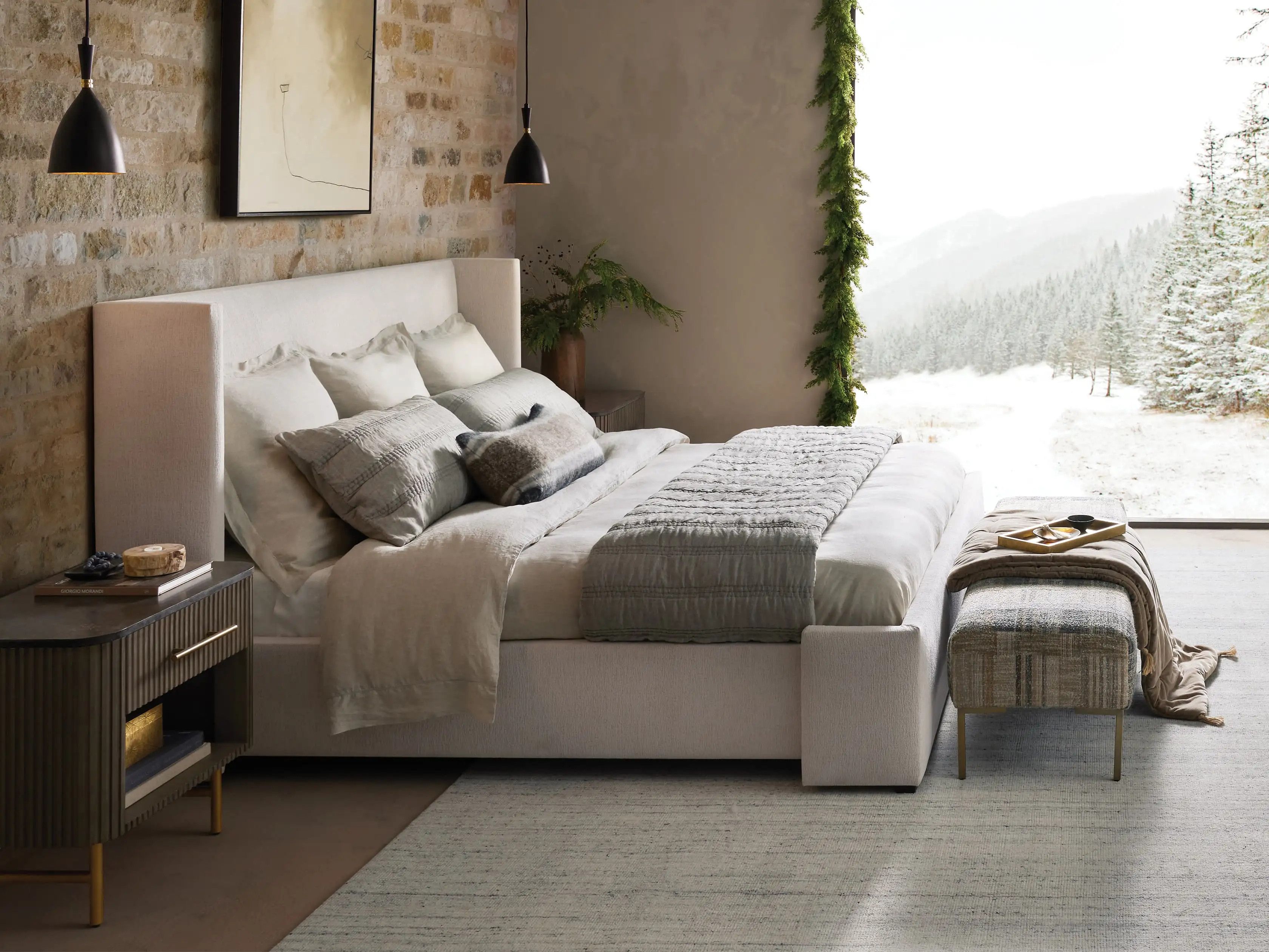 Wyller Bed in Tania Cashmere | Arhaus