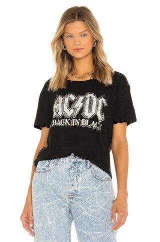 Chaser AC/DC "Back In Black" Top in True Black from Revolve.com | Revolve Clothing (Global)