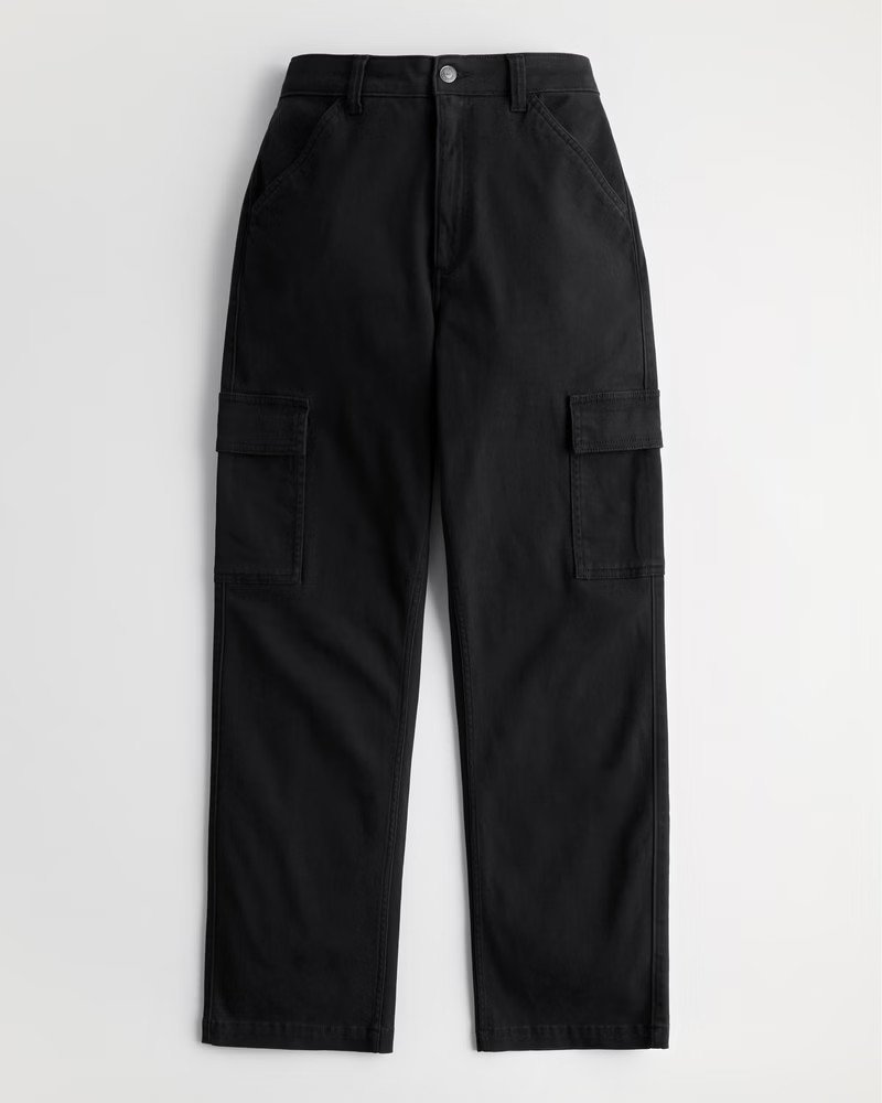 Women's Ultra High-Rise Cargo Dad Pants | Women's Bottoms | HollisterCo.com | Hollister (US)