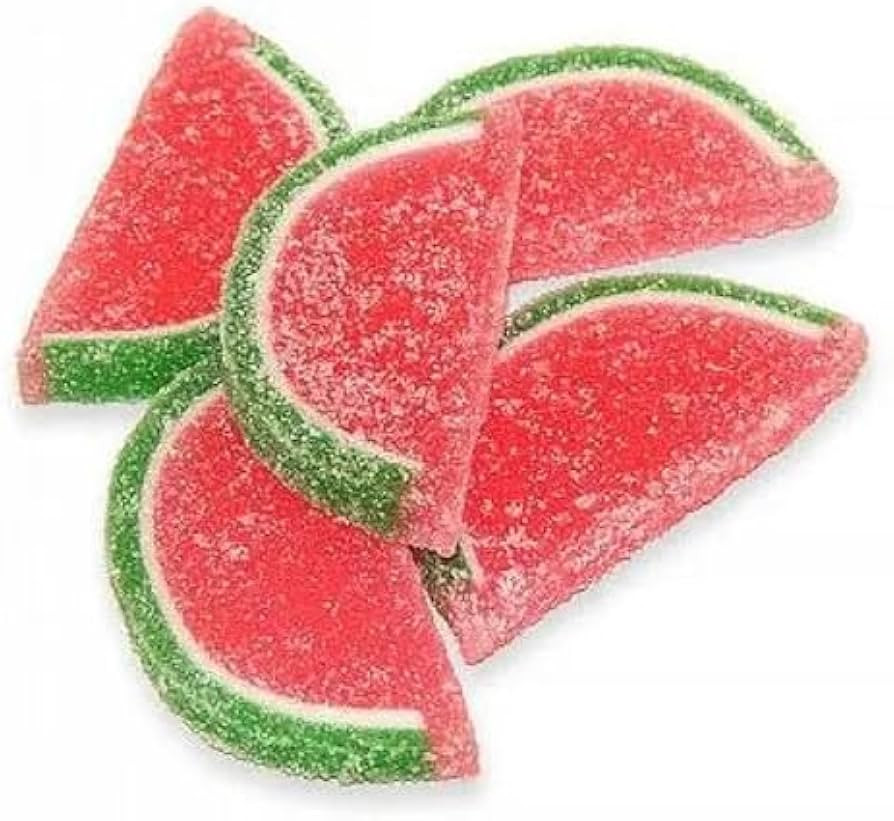 Red Watermelon Fruit Slices Jelly Candies 1 Pound Bag, Ideal for Party Bag Fillers, Stocking Stuf... | Amazon (US)