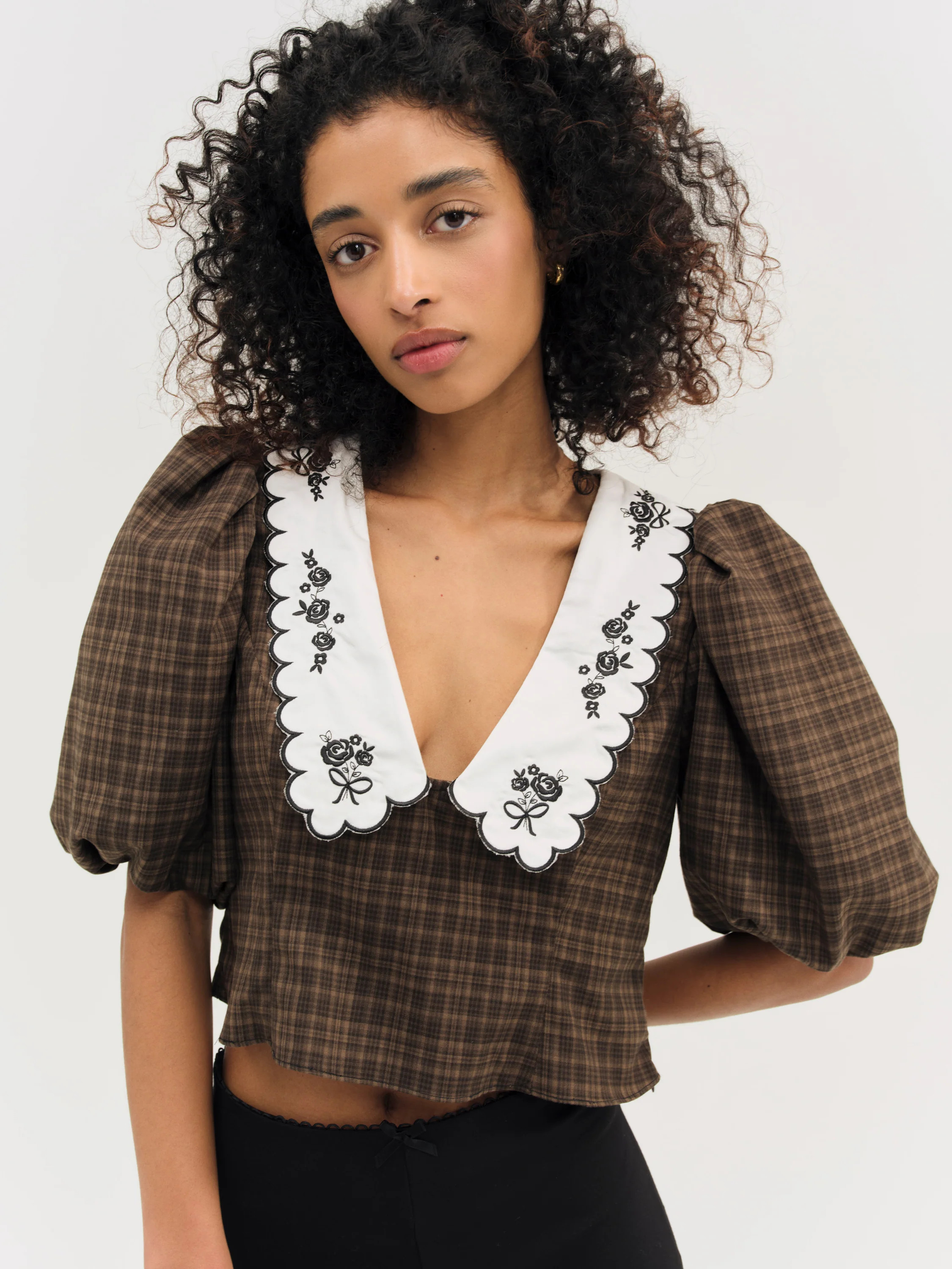 University Plaid Top | For Love & Lemons