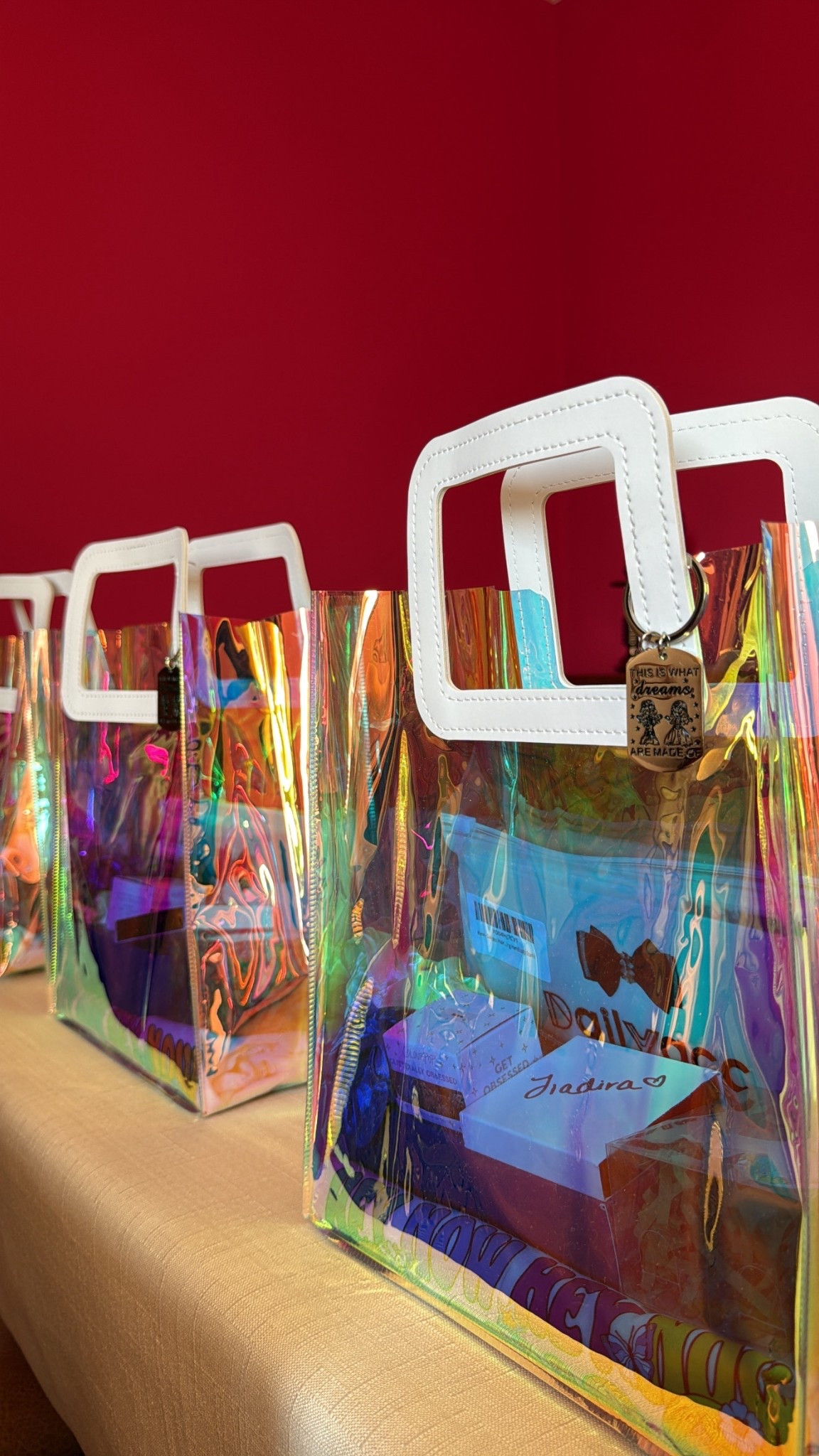 Lizzie McGuire themed goodie bag for my 30th birthday 🛍️🎀✨ 

only thing not tagged is the L’occitane Verbena Roll-On Eau de Toilette since not on LTK! 

#LTKParties #LTKTravel