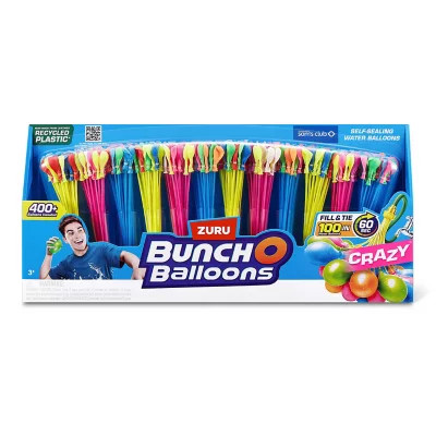 Zuru Bunch O Balloons 400+ Rapid-Fill Self-Tying Recyclable Water Balloons, 12 Stems | Sam's Club