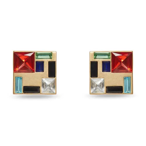 Lele Sadoughi The Met X Lele Mondrian Composition Earrings in Mondrian 960 at Nordstrom | Nordstrom