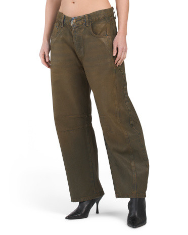 Good Luck Coated Jeans | TJ Maxx