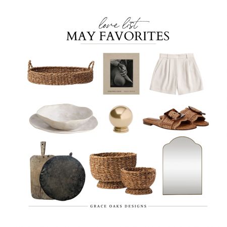 love list — MAY favorites 

kitchen decor. Vintage bread boards. Wood boards. Cutting boards. Summer dining. Summer decor. Brass hardware. Brass knobs. Rattan bowl. Woven bowls. Woven tray. Seagrass tray. Arch mirror. Scallop mirror. Rattan sandals. Summer sandals. Home decor. Summer style 

#LTKhome #LTKstyletip #LTKfindsunder50