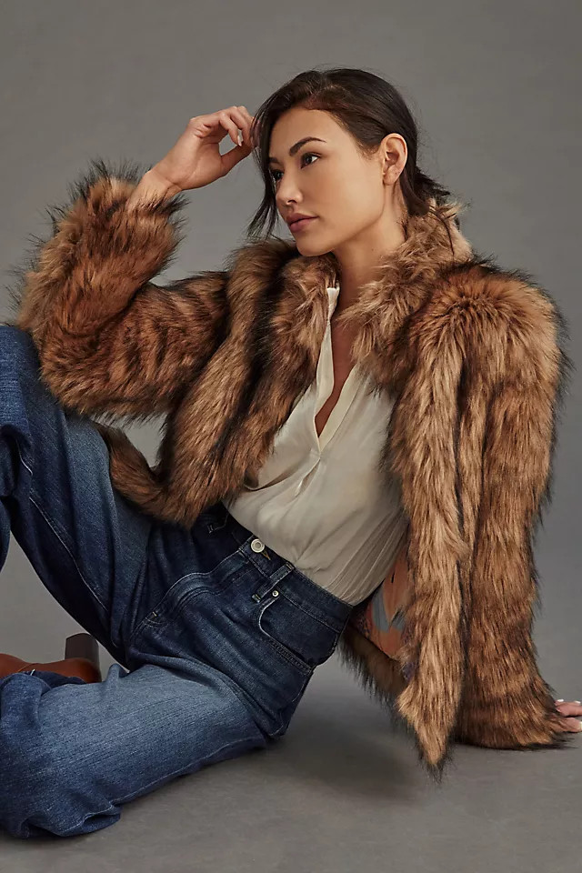 Unreal Fur x Linda Puna Inyu Jacket | Anthropologie (US)