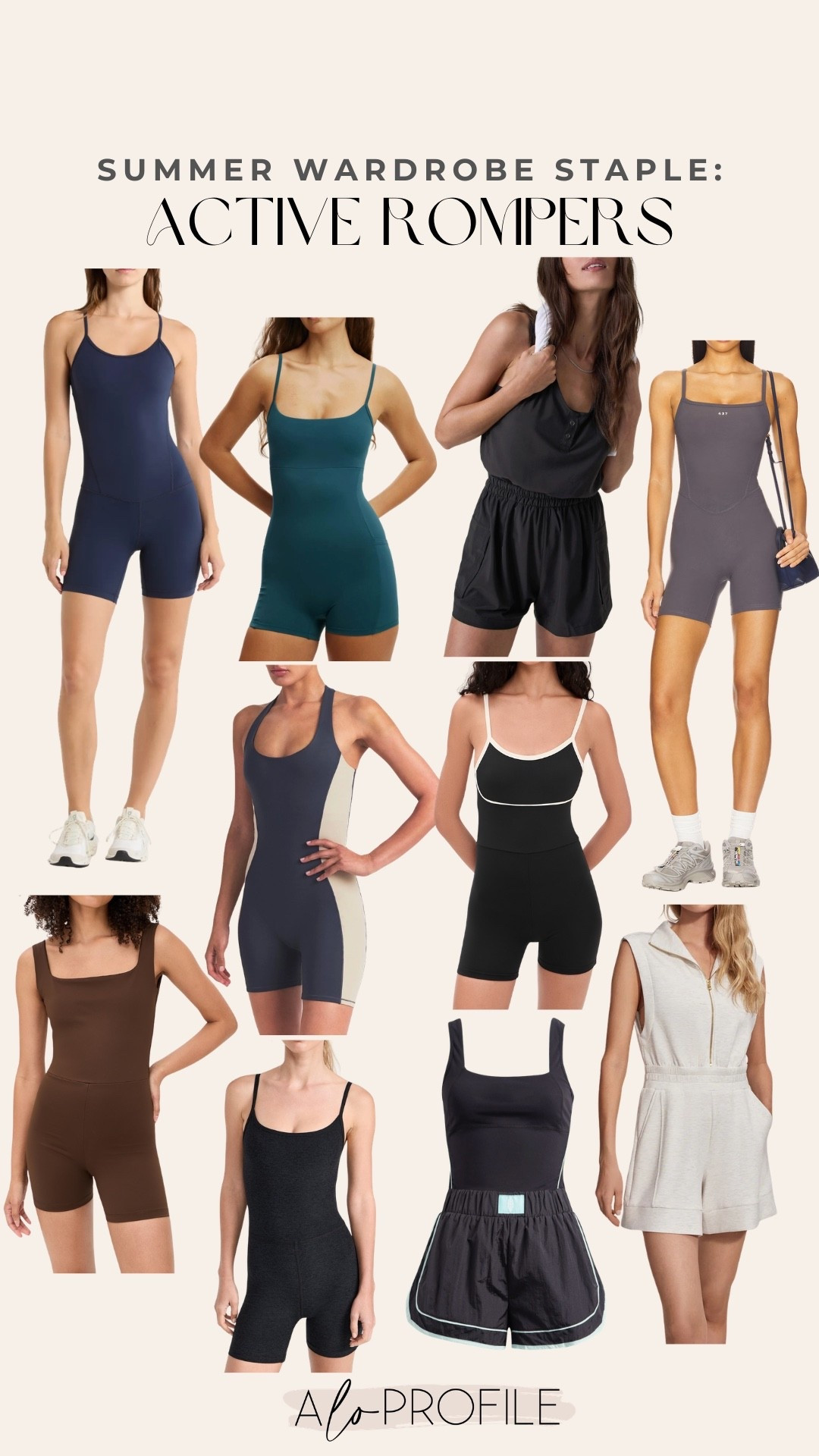 Summer Activewear: Rompers // summer style, summer outfit, summer athleisure, romper, onesie, summer romper, casual summer outfit, active onesie
