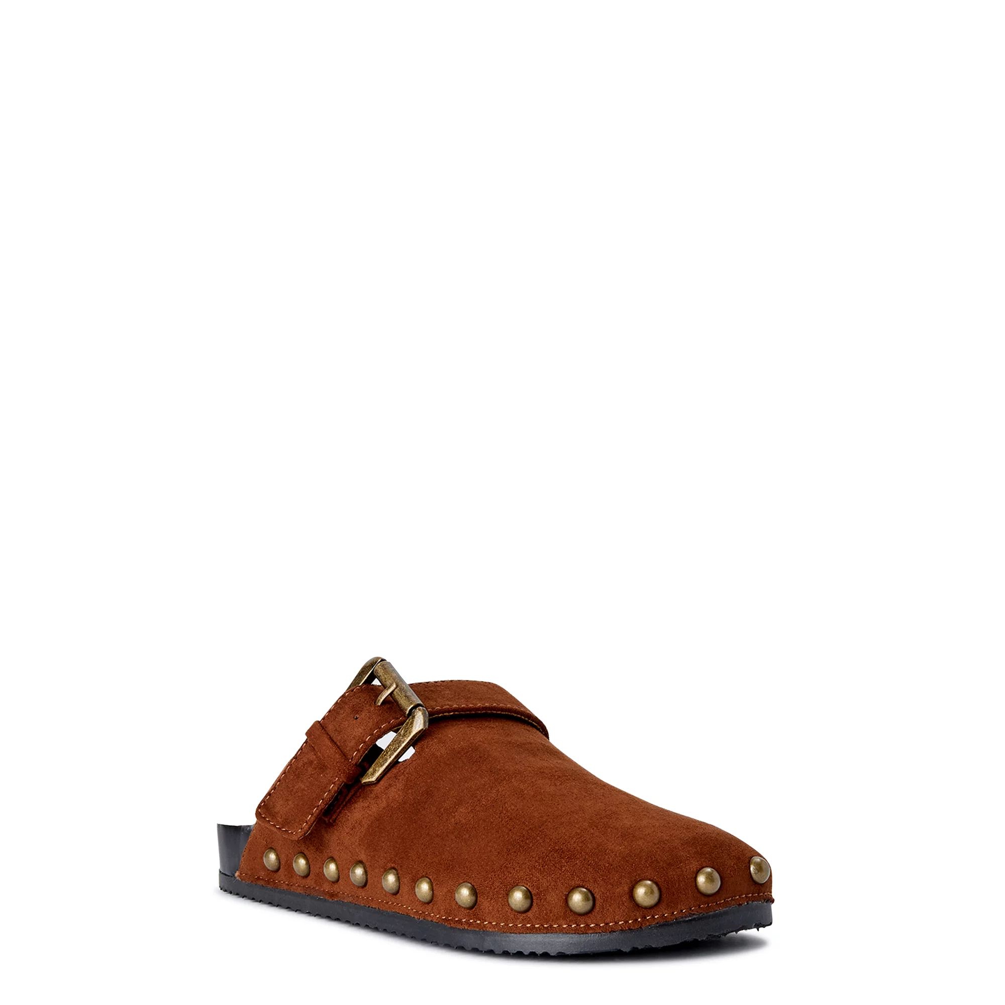 Scoop Women's Studded Faux Shearling Clogs | Walmart (US)