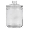 Click for more info about Three Posts Renaissance Collection Medium Glass Jar With Easy Grab Knob Handles, Clear
