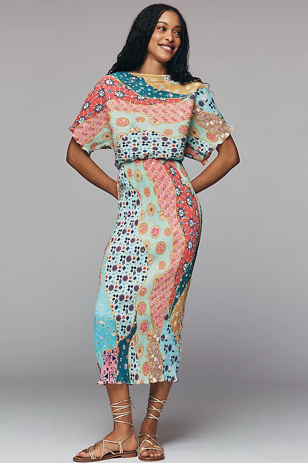 Never Fully Dressed Tilly Short-Sleeve Off-Shoulder Maxi Dress | Anthropologie (US)