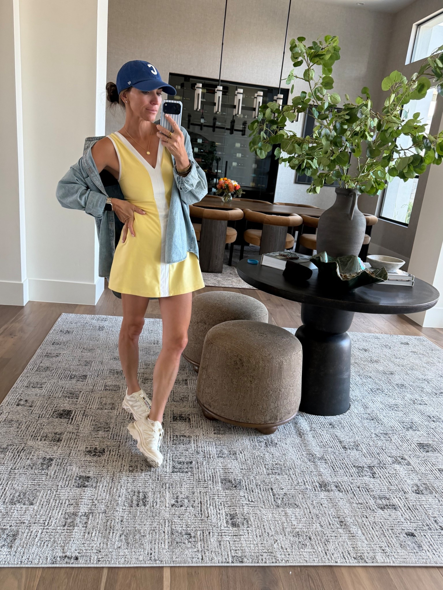 So glad @abercrombie brought this dress back this year! It is such a great fit, cute Spring color and perfect for active warmer days  