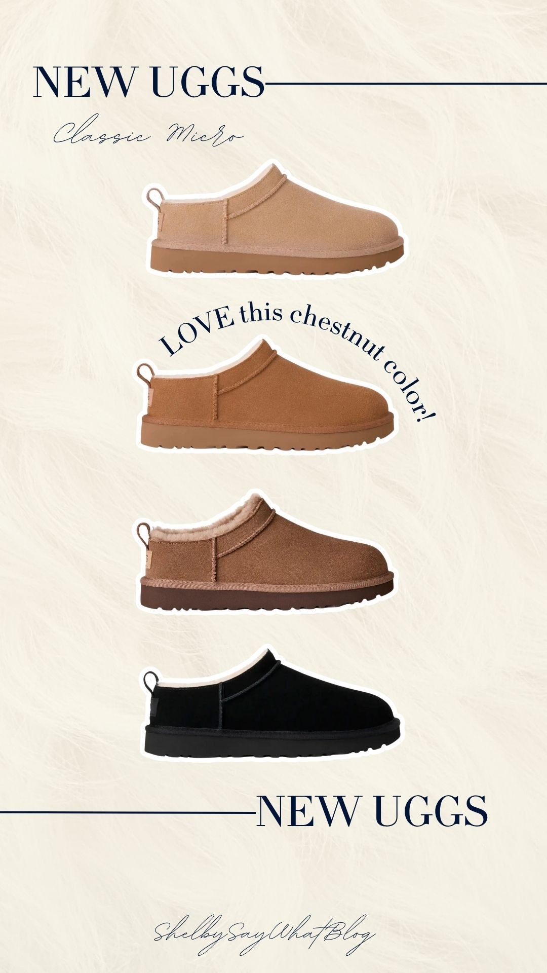 New classic micro Uggs just released! They are new for this season and I have been LOVING mine! If you are thinking about getting them, I recommend purchasing them now, they WILL sell out!  

 #LTKMidsize #LTKStyleTip #LTKShoeCrush