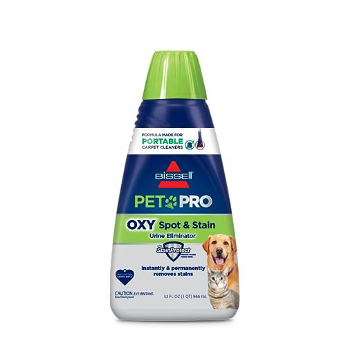 Bissell PET PRO OXY Spot & Stain Formula for Portable Carpet Cleaners, 32 oz., 2034 | Amazon (US)