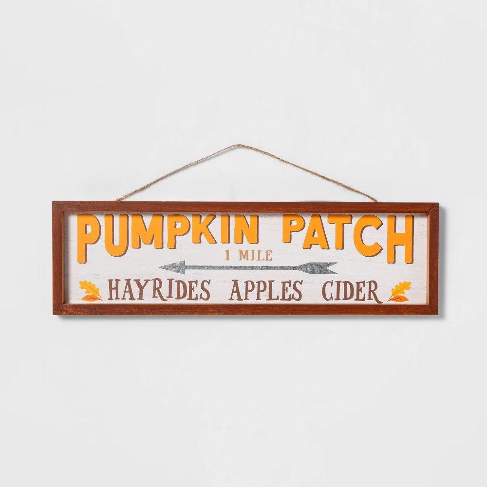 Halloween Harvest Pumpkin Patch Sign - Hyde & EEK! Boutique | Target