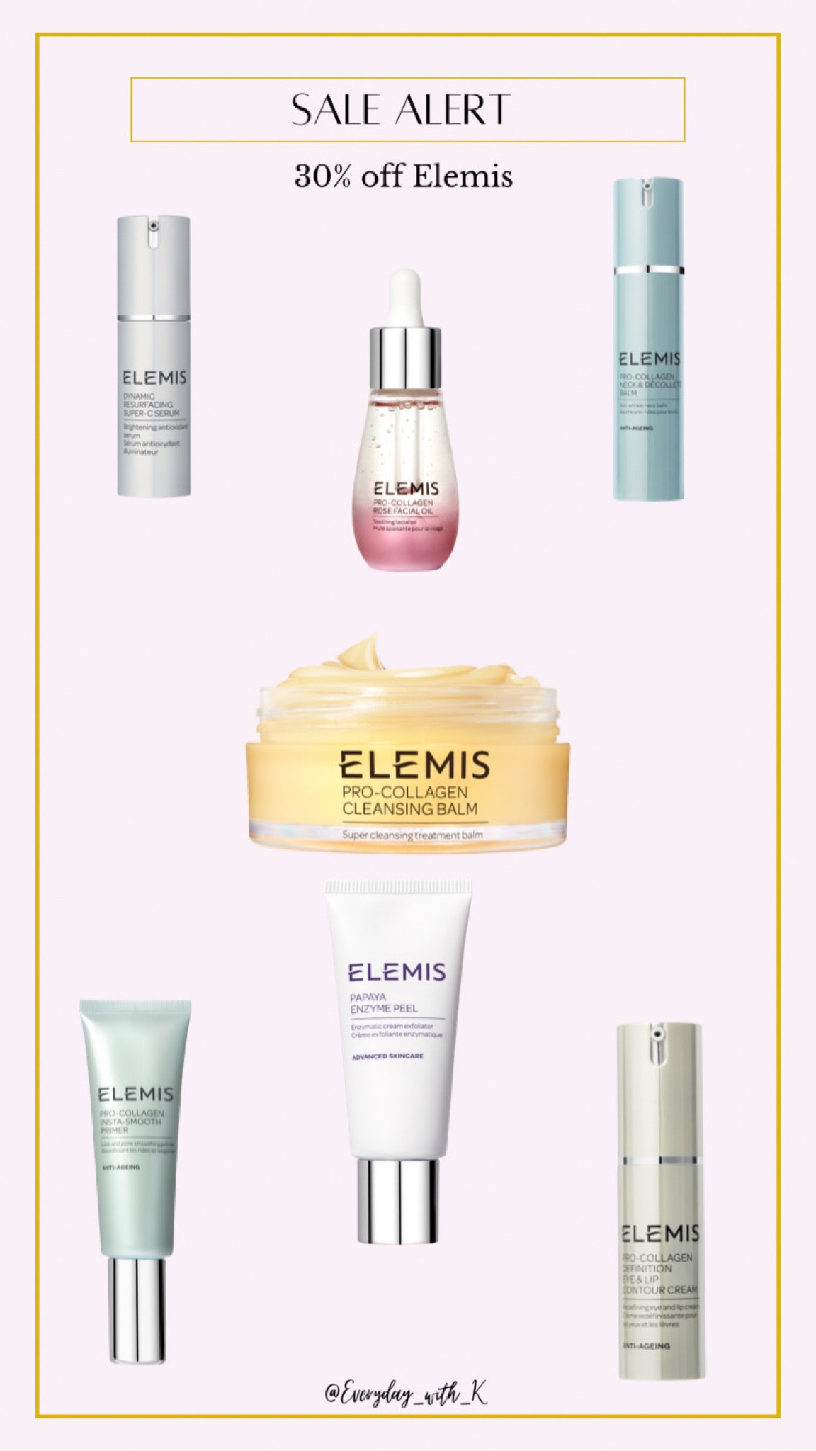 Skincare Sale: 30% off Elemis with code WINTER30

#LTKSale #LTKbeauty #LTKunder100