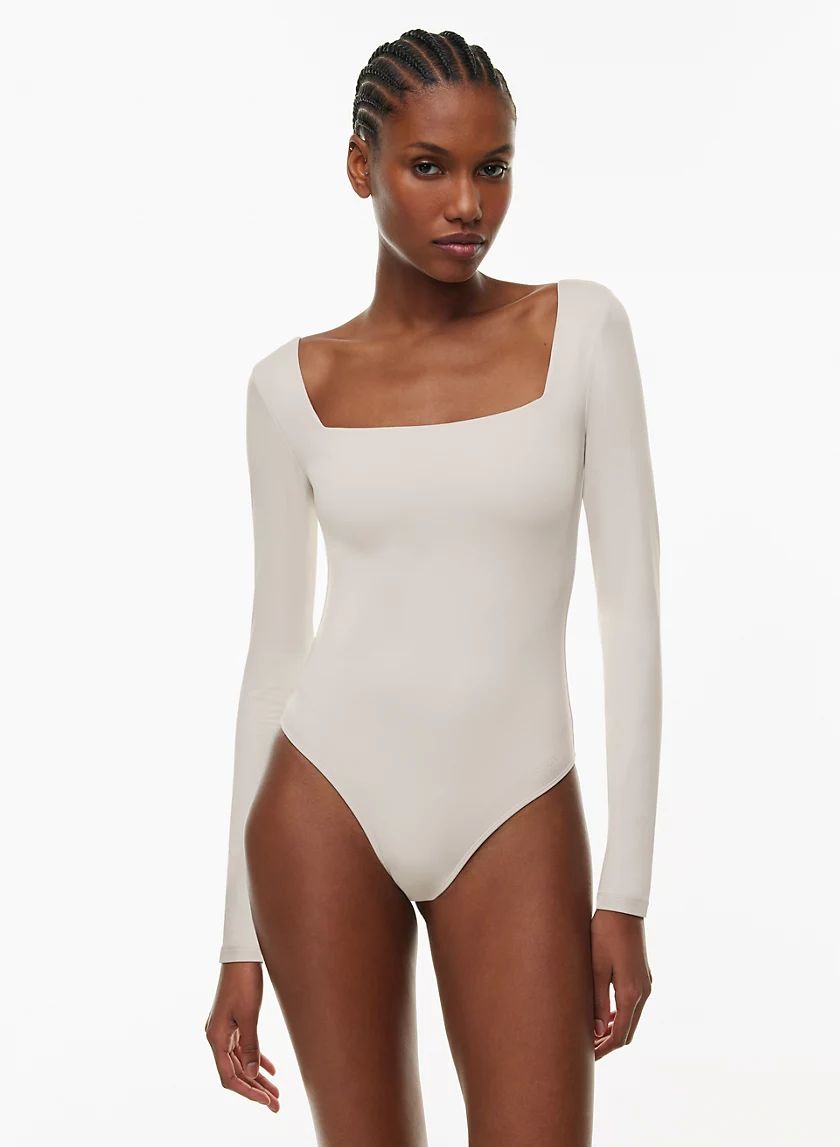 CONTOUR SQUARENECK LONGSLEEVE BODYSUIT | Aritzia