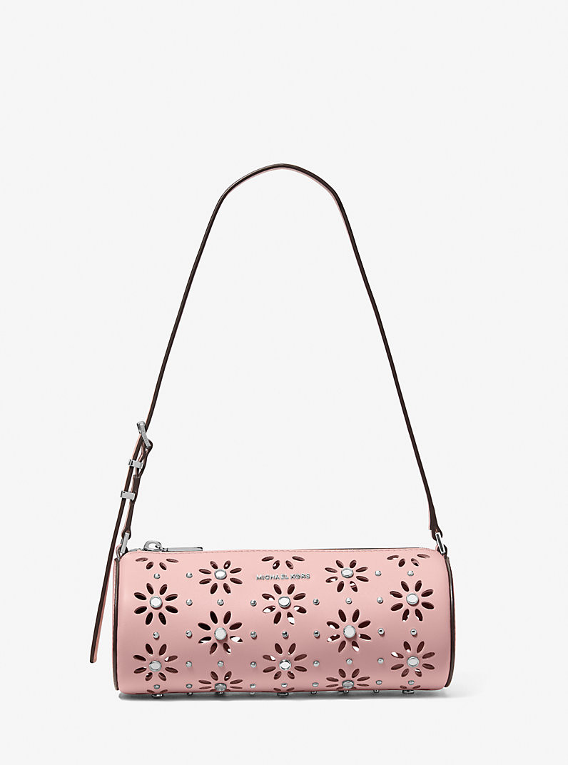 Izzy Small Pebbled Leather Barrel Pochette | Michael Kors US