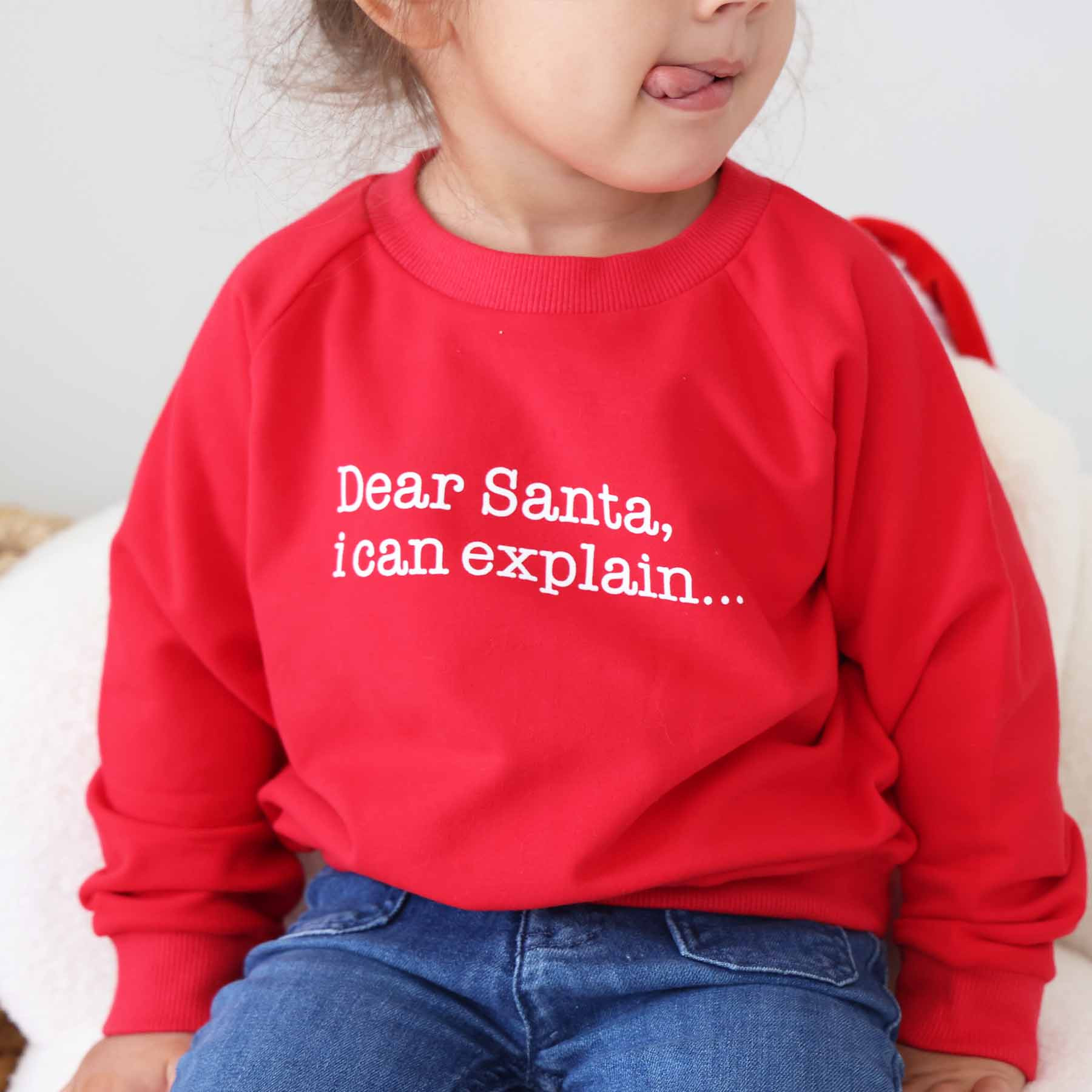 Christmas Kids Graphic Sweatshirts | Berry Red | Caden Lane