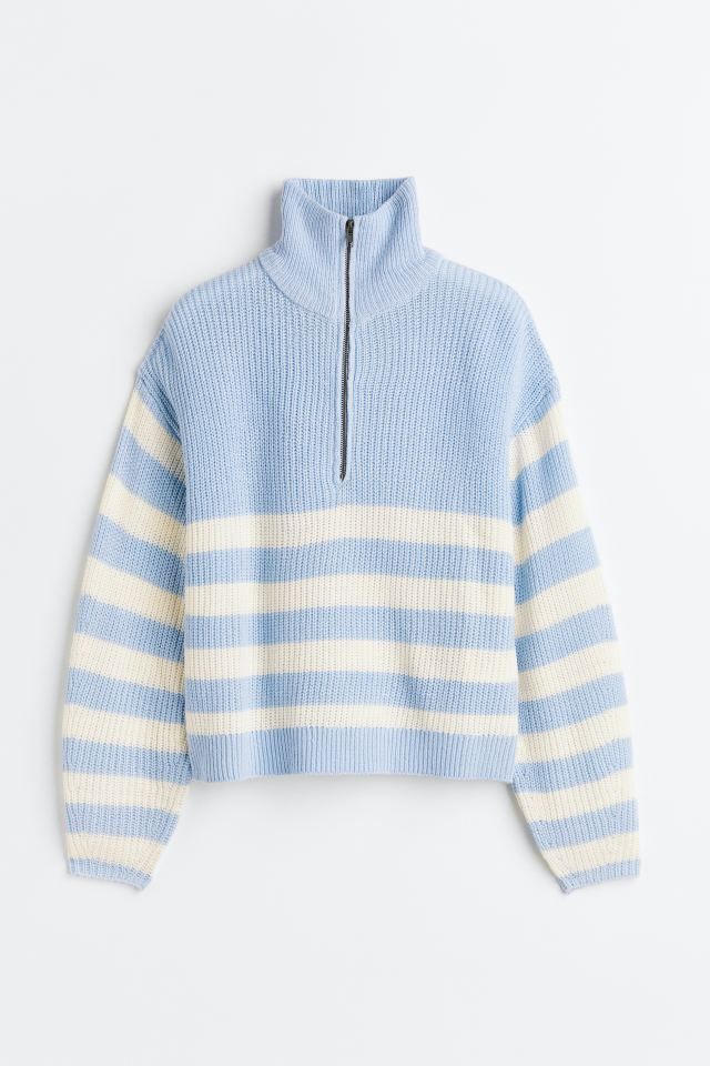 Rib-knit Half-zip Sweater | H&M (US)