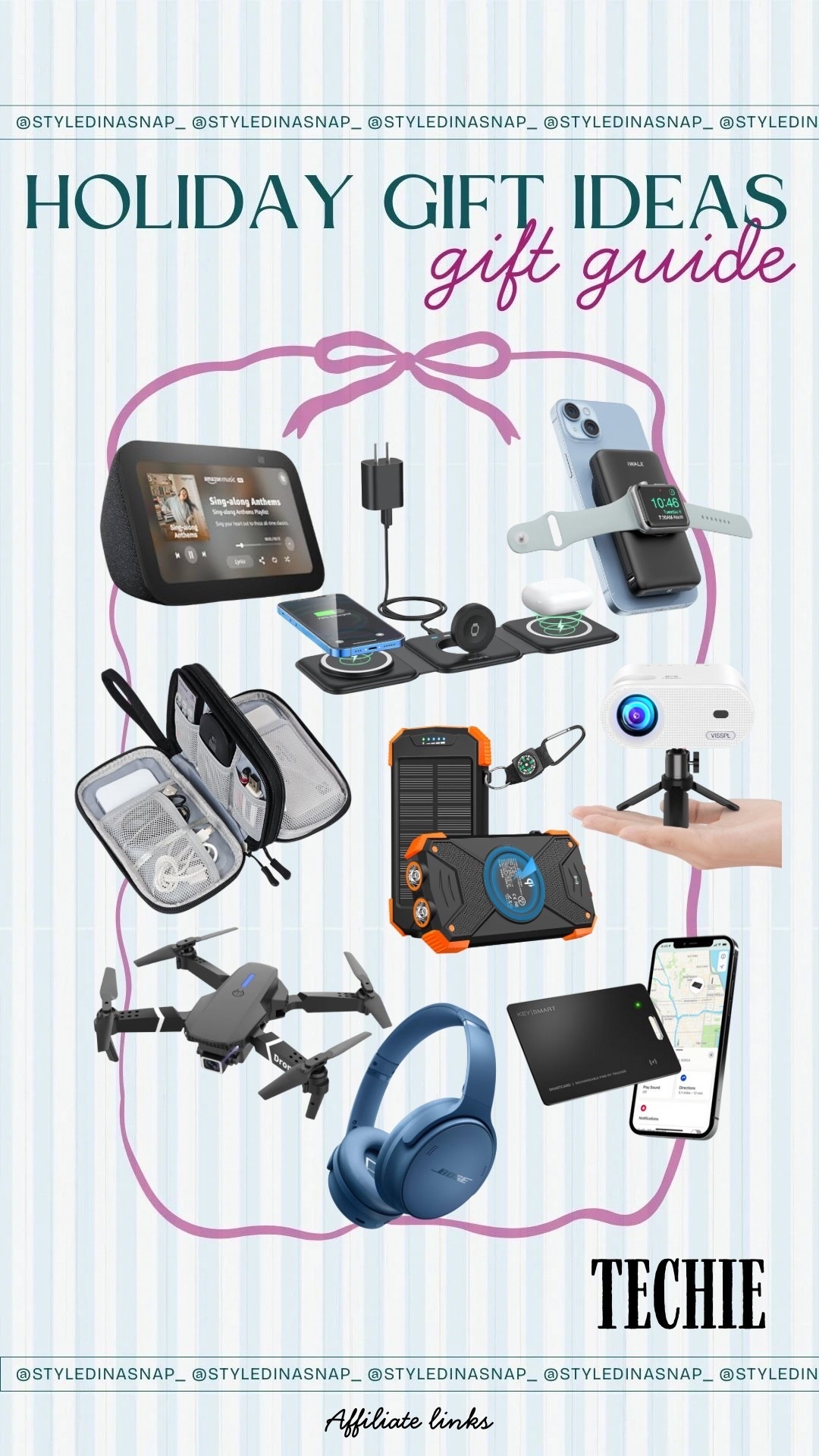 Gift season is here 🎁✨ FOR TECHIES
Follow @styledinasnap_ for affordable Amazon gift guides for everyone on your list! 💕
Comment “SHOP” below and I’ll send you all the gift guide links! 🎁

#holiday #giftguide #giftguidefortechie #amazonfinds #amazonfashion #holidaygifts

#LTKHoliday #LTKStyleTip #LTKGiftGuide