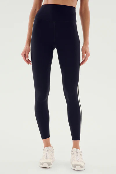 Ella High Waist Airweight 7/8 - Black/White | SPLITS59 | Splits59.com