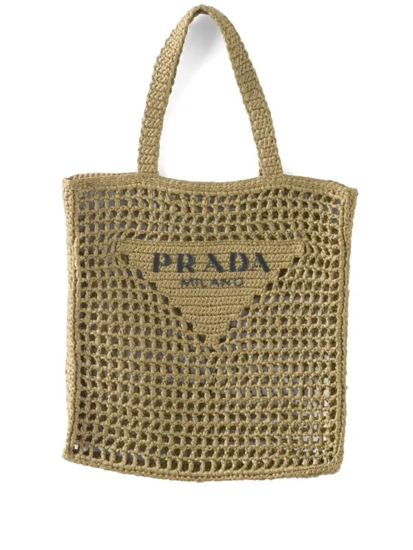 Prada Handtasche Mit Triangel-Logo - Farfetch | Farfetch Global