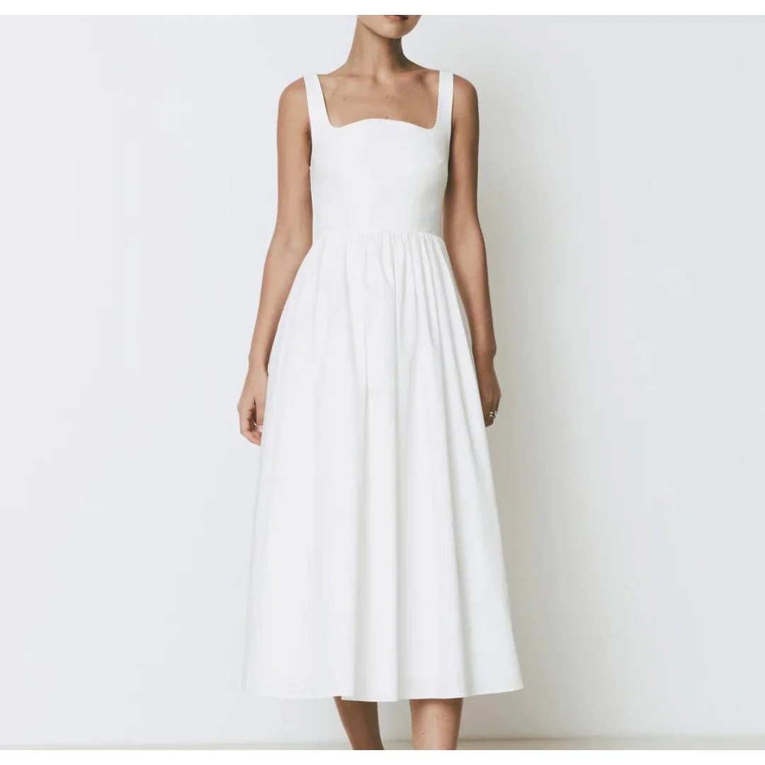 Mirabel Dress, Ivory | The Avenue