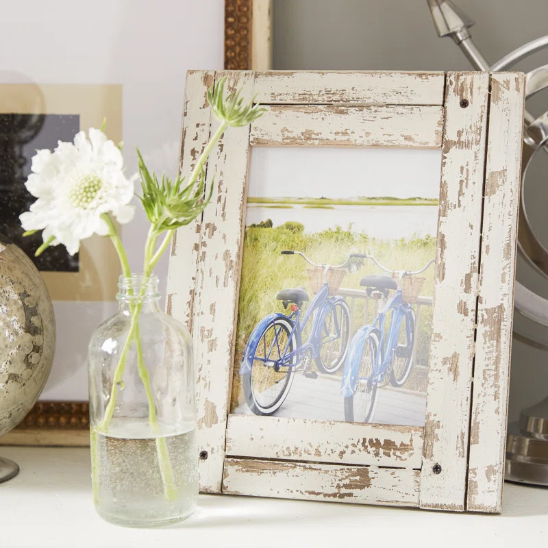 Bicester Distressed Rustic Wall or Tabletop Picture Frame | Wayfair North America