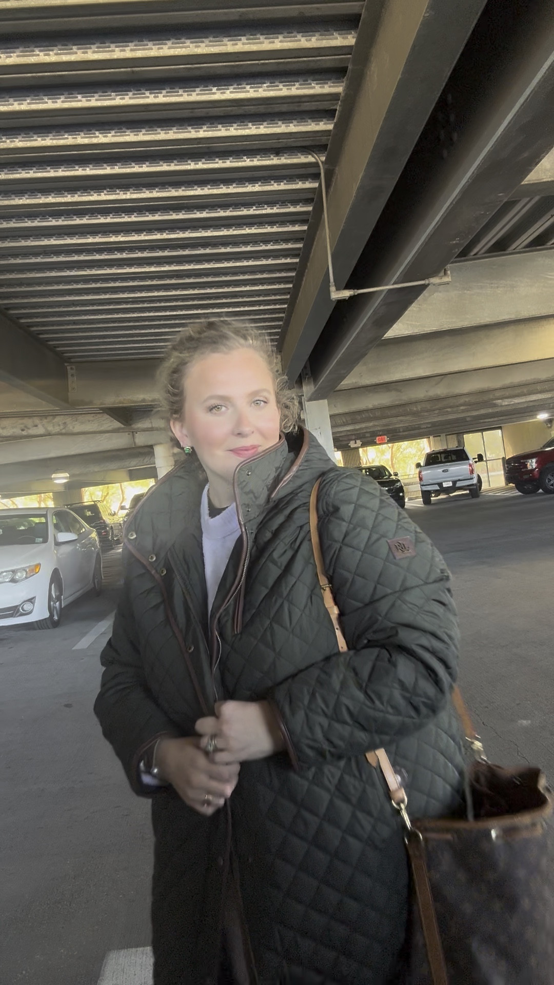 My mom is an avid Macy’s shopper and got me this timeless jacket for Christmas. I immediately thought of all the photos of Queen Elizabeth in the countryside with a scarf in her hair and dogs at her feet. Just need some wellies and tapered pants to complete the look 😍