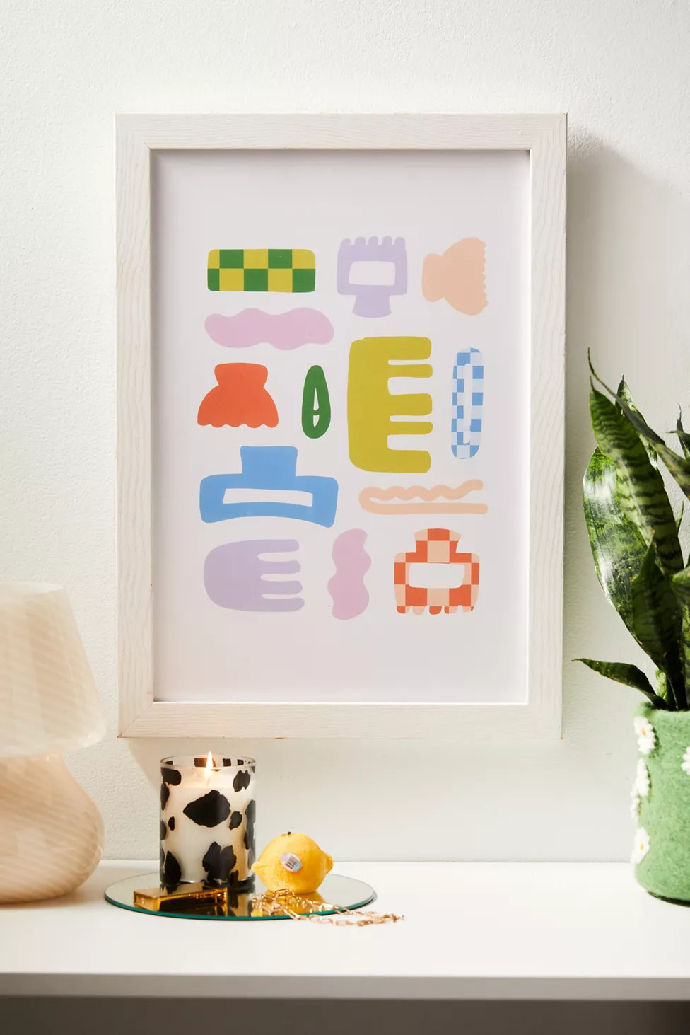 Nicole Goldfarb Hair Clip Claws Art Print | Urban Outfitters (US and RoW)