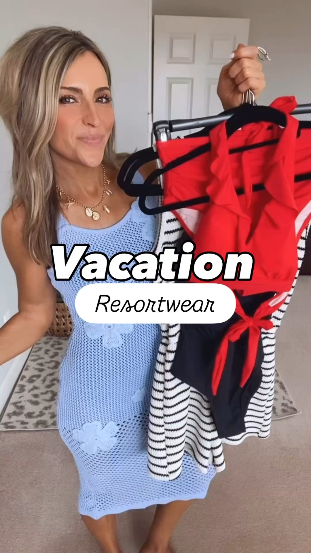 Vacation resort wear to take on your next trip! 🌴 the swimsuits have tummy control that slim & sculpt! With full booty coverage 🙌 TTS wearing size small in all. 
USE CODE: Stylin15 to save 15% off $70+ 

#LTKTravel #LTKSwim #LTKootd